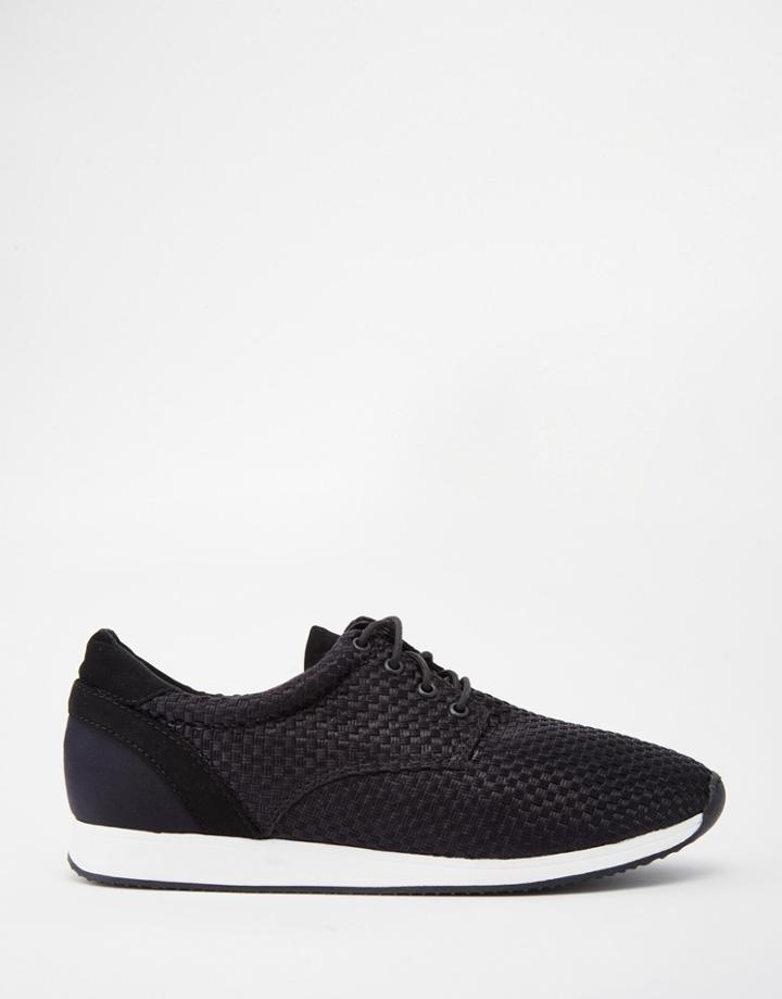 Vagabond Kasai Woven Black Sneakers - Black