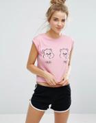 Undiz Hugmiz Care Bear T-shirt - Pink