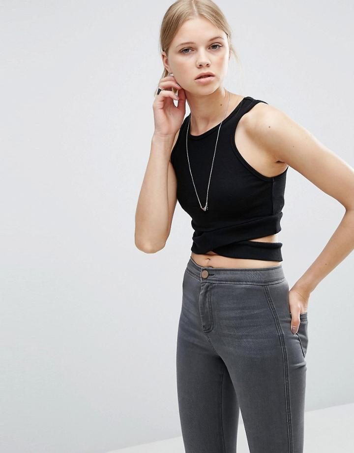 Cheap Monday Material Tank - Black