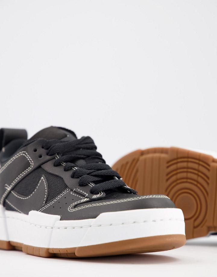Nike Dunk Disrupt Low Sneakers In Black