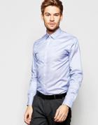Selected Homme Long Sleeve Smart Shirt In 100% Cotton In Regular Fit - Classic Blue
