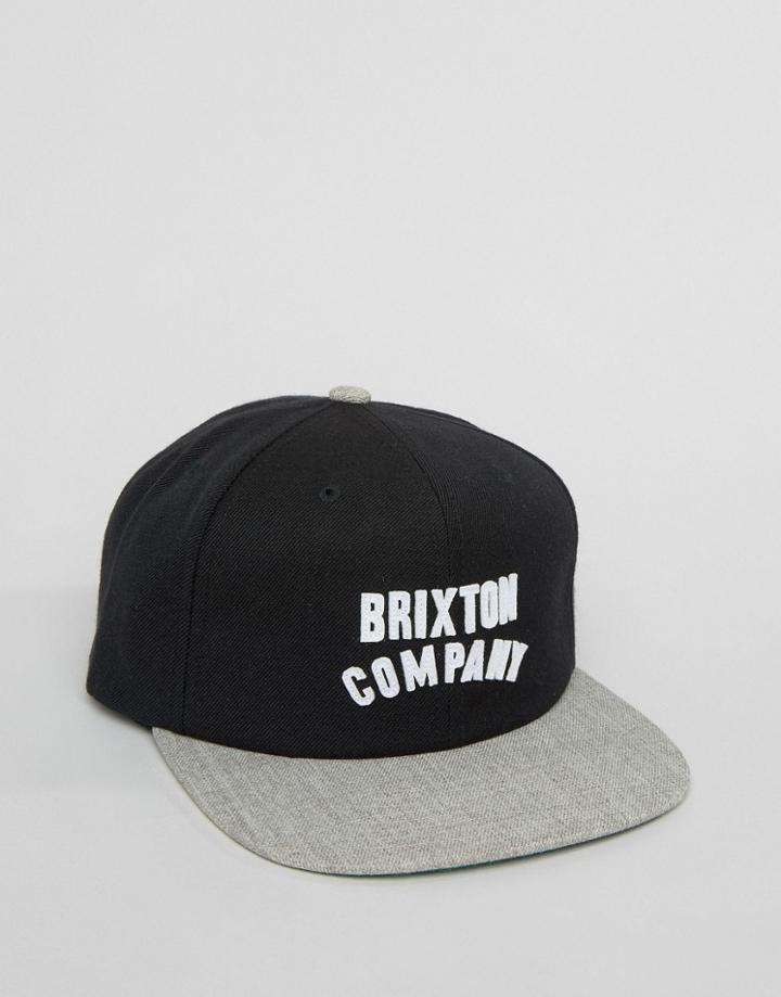 Brixton Woodburn Snapback Cap - Black