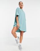 Puma T-shirt Dress In Green