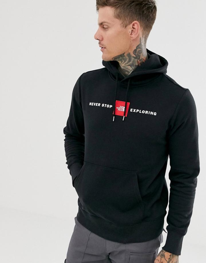 The North Face Reds Pullover Hoodie In Black - Black