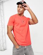 Polo Ralph Lauren Center Icon Logo T-shirt In Red