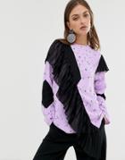 Asos Design Mini Cami Dress In Disc Sequin-multi