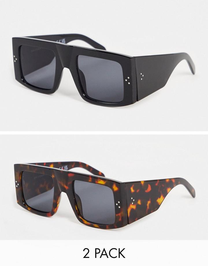 Svnx 2-pack Visor Sunglasses-multi