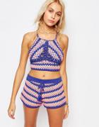 Minkpink Color Me Crochet Bikini Bottom - Multi