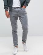 Hoxton Denim Jeans Gray Camo Skinny Jean - Gray