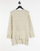 Free People Sparrow Oversized Sweater In Vintage Knit-multi