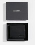 Diesel Neela Xs Leather Billfold Wallet - Black