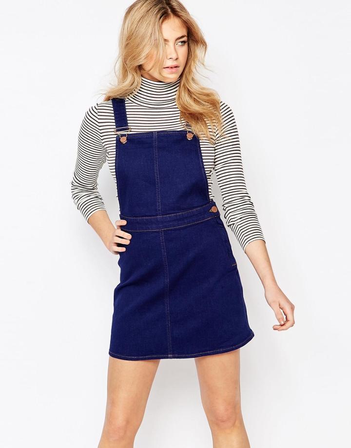 Oasis Overall Dress - Denim