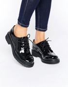 Monki Patent Brogues - Black