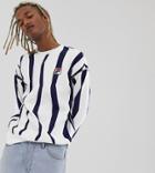 Fila Tribe Sweat With Badge In White Exclusive At Asos - White