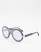 Calvin Klein Jeans Ckj18507s Round Lens Sunglasses-black