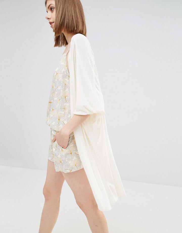 Vila Drape Cardigan - Pristine