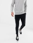 Another Influence Basic Black Slim Fit Joggers - Black