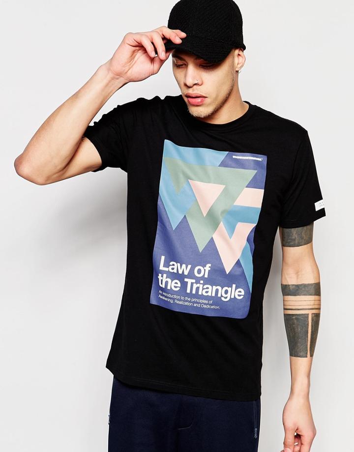Wood Wood Triangle T-shirt - Black