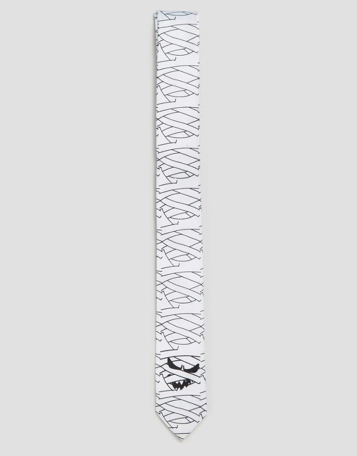 Ssdd Halloween Mummy Tie - Black