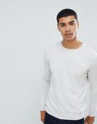 Pull & Bear Join Life Knitted Jumper In Light Grey - Gray