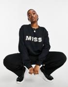 Miss Sixty Odelia Sweatshirt In Black