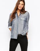 Asos Casual Star Print Shirt - Multi