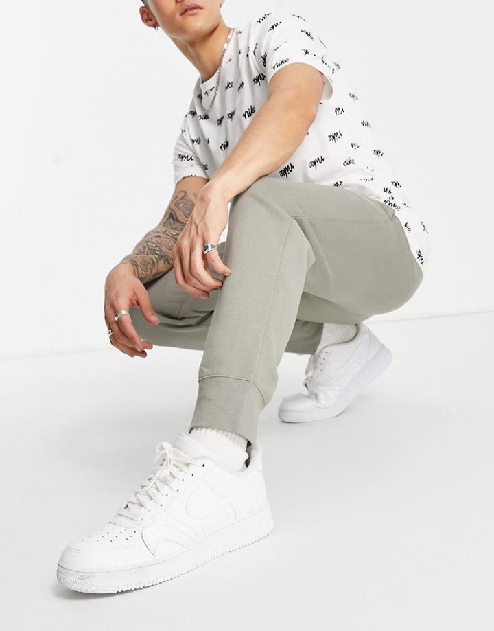 Nike Club Cuffed Sweatpants In Dusty Khaki-green