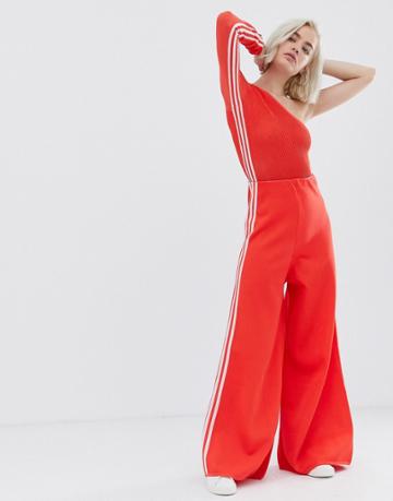 Adidas Originals Tailored Track Pants In Red - Red