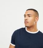 Asos Design Tall T-shirt With Crew Neck With Contrast Ringer - Multi