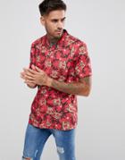 Ldn Dnm Holidays Rudolf Short Sleeve Shirt - Red