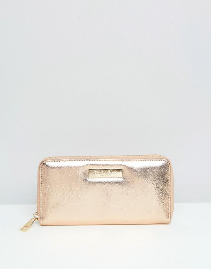 Carvela Alis Zip Around Purse - Gold