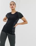Adidas Primeknit Cru T-shirt In Black - Black