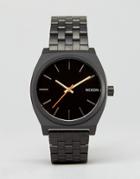 Nixon Time Teller Bracelet Watch In Khaki - Green