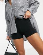 Asos Design Shorter Legging Shorts In Black