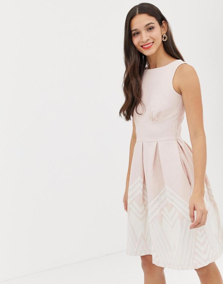 Closet Back Opening Pleated Dress