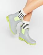 Call It Spring Henrion Light Gray Wellington Ankle Boots - Light Gray