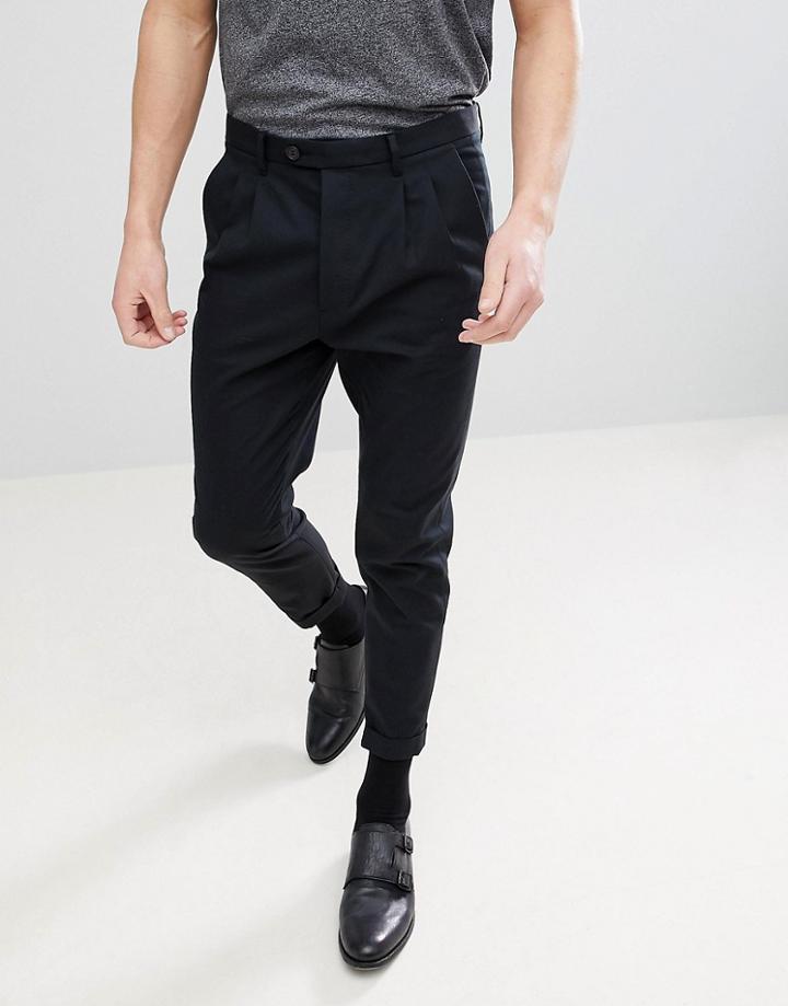Allsaints Tapered Smart Pants - Black
