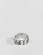 Classics 77 Silver Geo-tribal Band Ring - Silver