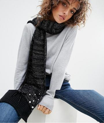 Boardmans Chunky Scarf - Black