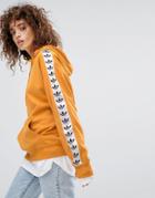 Adidas Originals Tnt Tape Pullover Hoodie In Yellow - Yellow