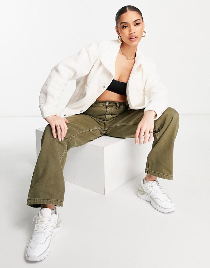 The North Face Cragmont Fleece Jacket In Cream-white