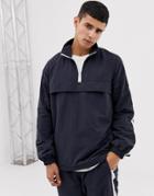 Only & Sons Overhead Track Jacket-navy