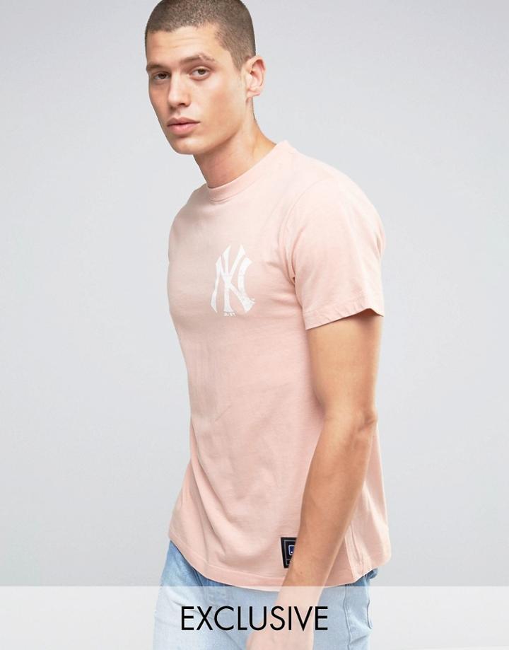 Majestic Yankees T-shirt Exclusive To Asos - Pink
