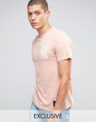 Majestic Yankees T-shirt Exclusive To Asos - Pink