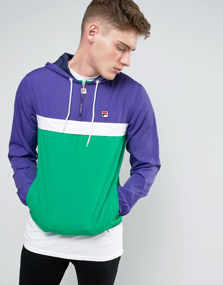 Fila Vintage Overhead Jacket - Green