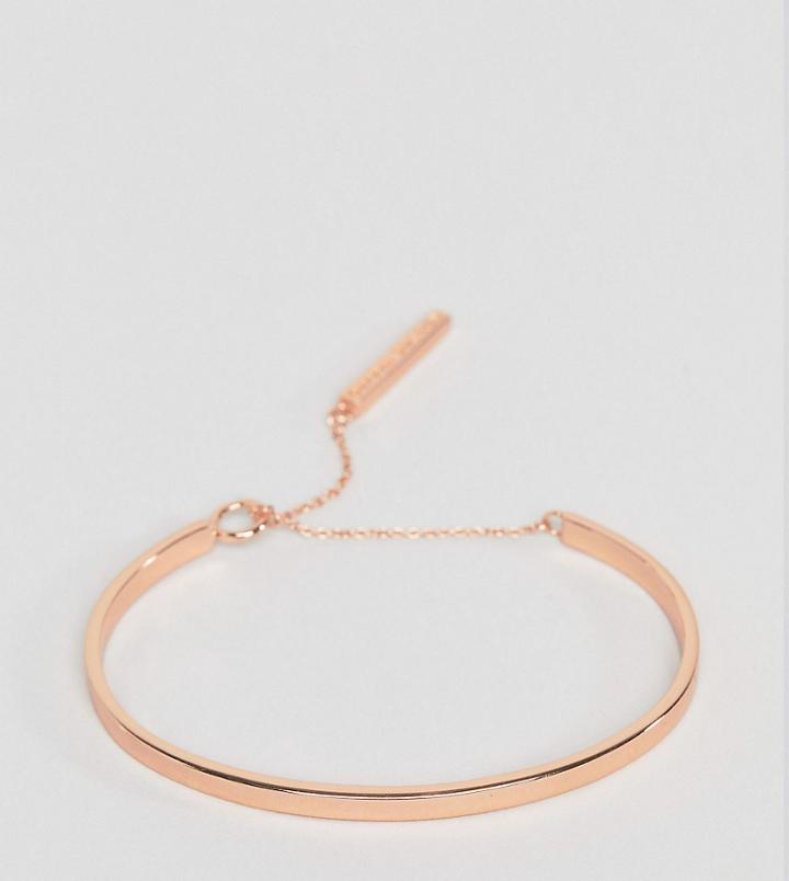 Olivia Burton Drop Bar Bracelet - Silver