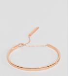 Olivia Burton Drop Bar Bracelet - Silver