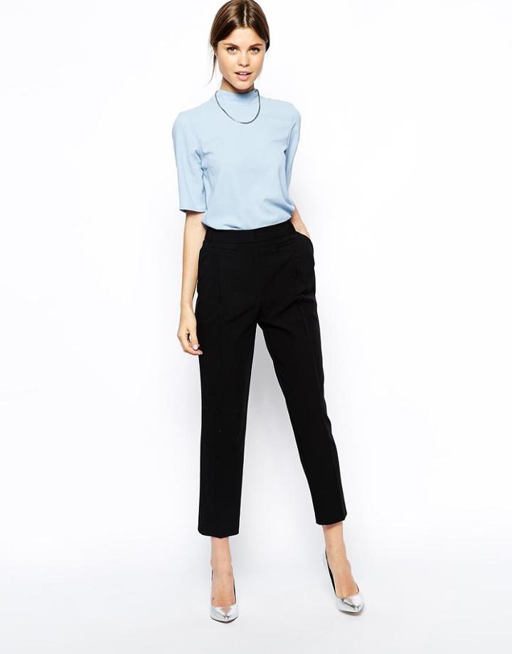 Asos Peg Pants With Pocket Detail