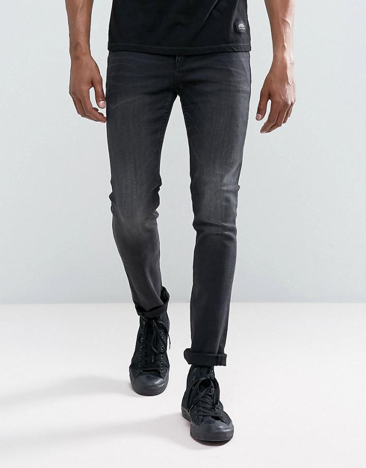 Cheap Monday Tight Skinny Jeans Black Market - Black