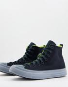 Converse Chuck Taylor All Star Hi Cx Fleece Lined Sneakers In Black